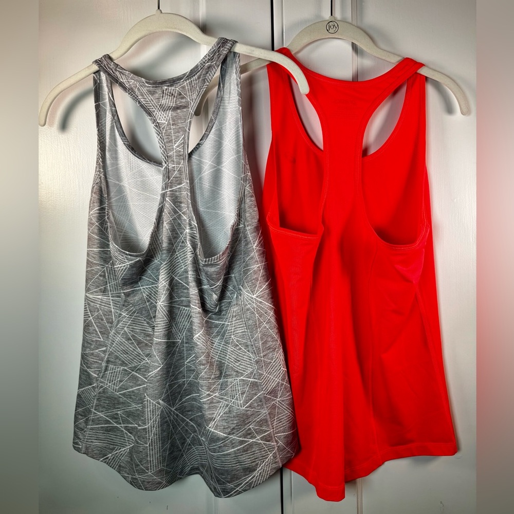 2-Pack Asics Racerback Tank Tops - Picture 2 of 13